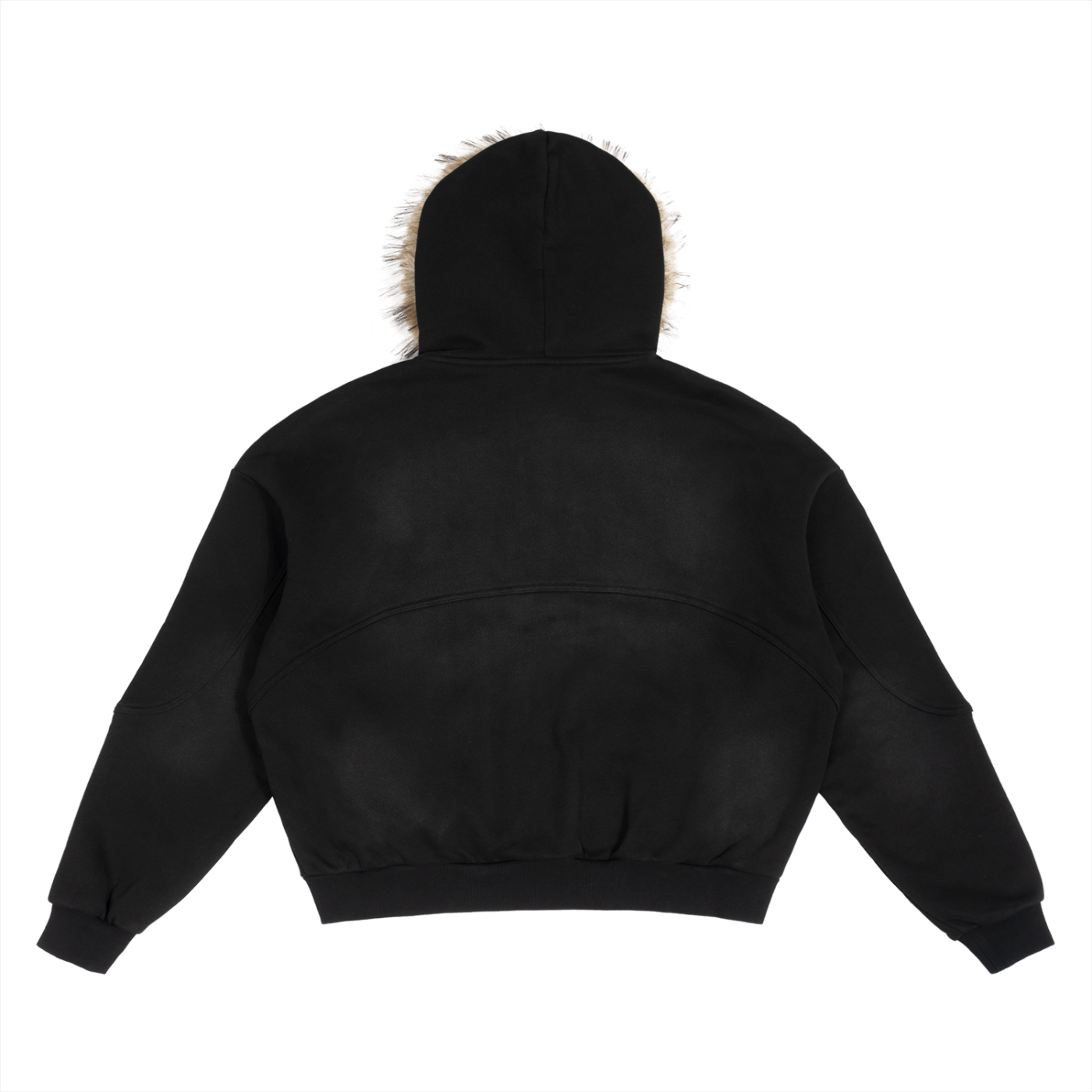 'F' Detachable Fur Hoodie