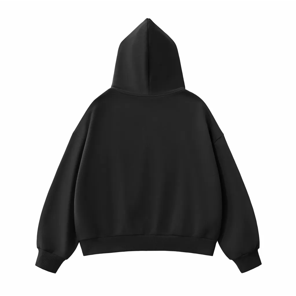 'F' Logo Boxy Full-Zip Hoodie