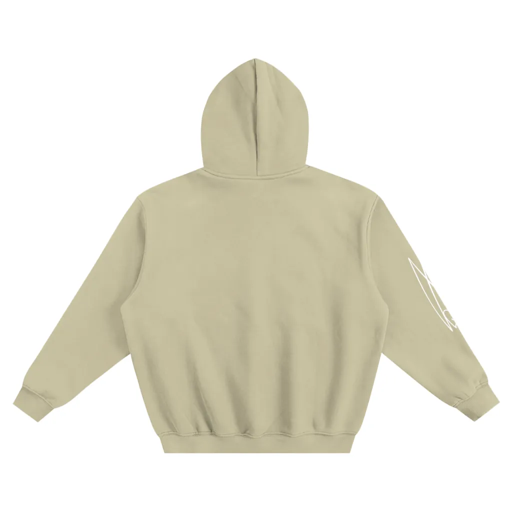 Melting 'F' Signature Sleeve Hoodie