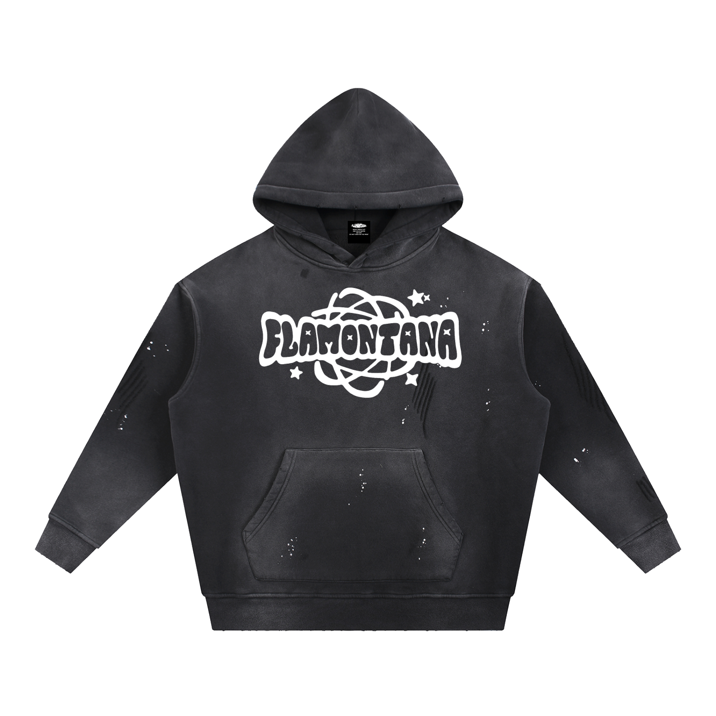 Flamontana Frayed Cosmos Hoodie