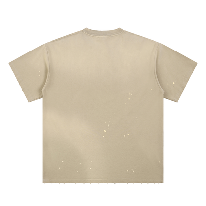 'F' Frayed N Sprayed Shirt