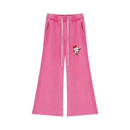 Women's Pink LaRose Washed Set
