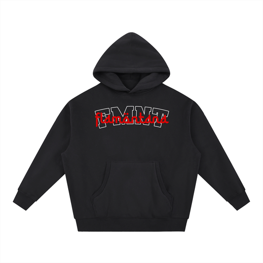 FMNT Boxy Hoodie Black