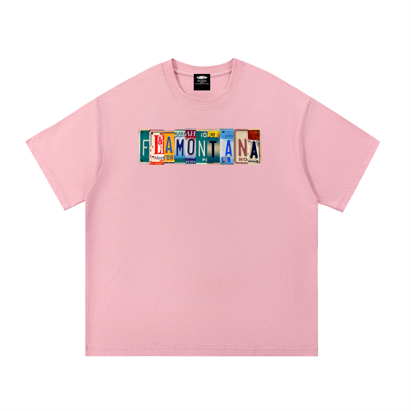 Flamontana Car Plate Graphic Shirt
