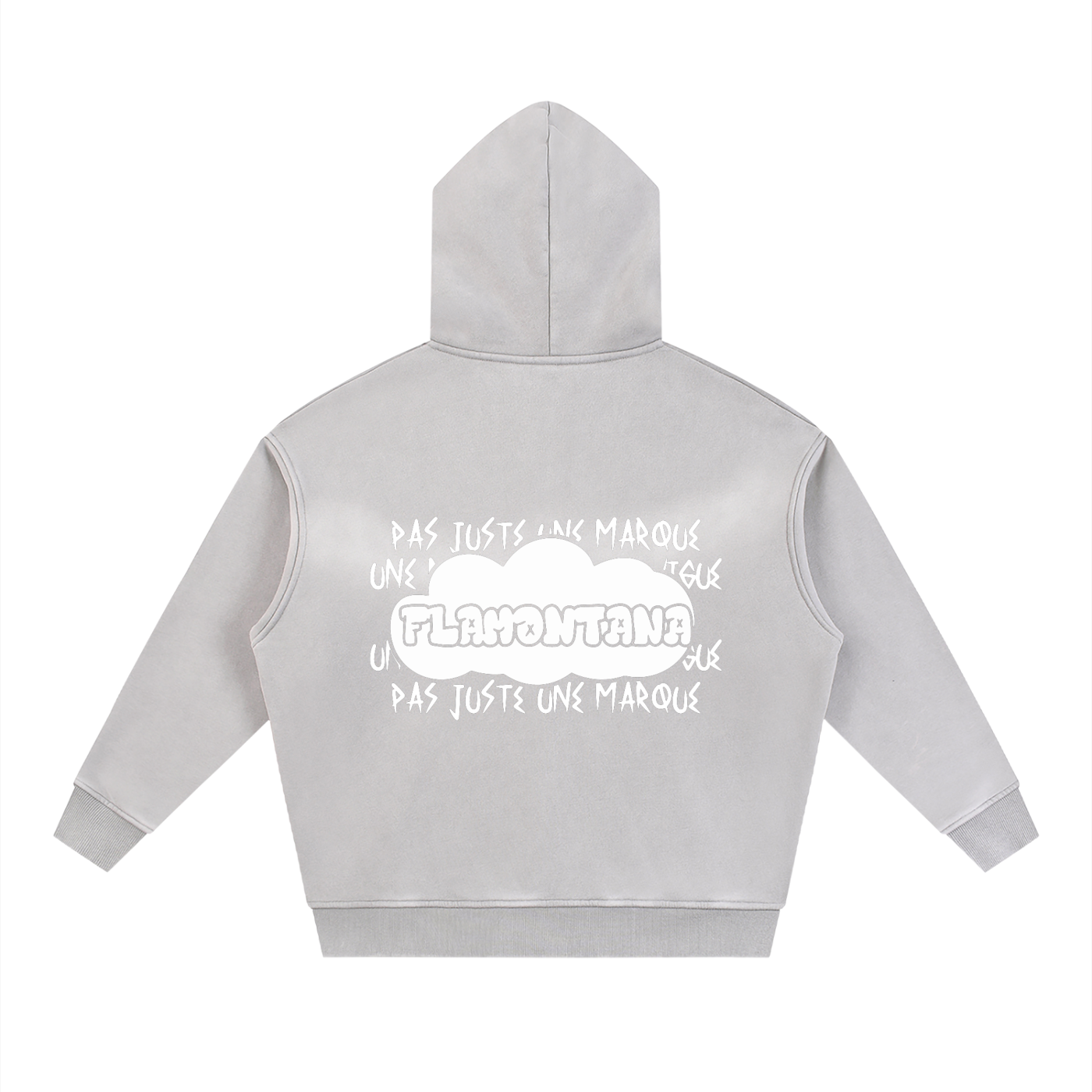 'F' Toon Faded Boxy Hoodie