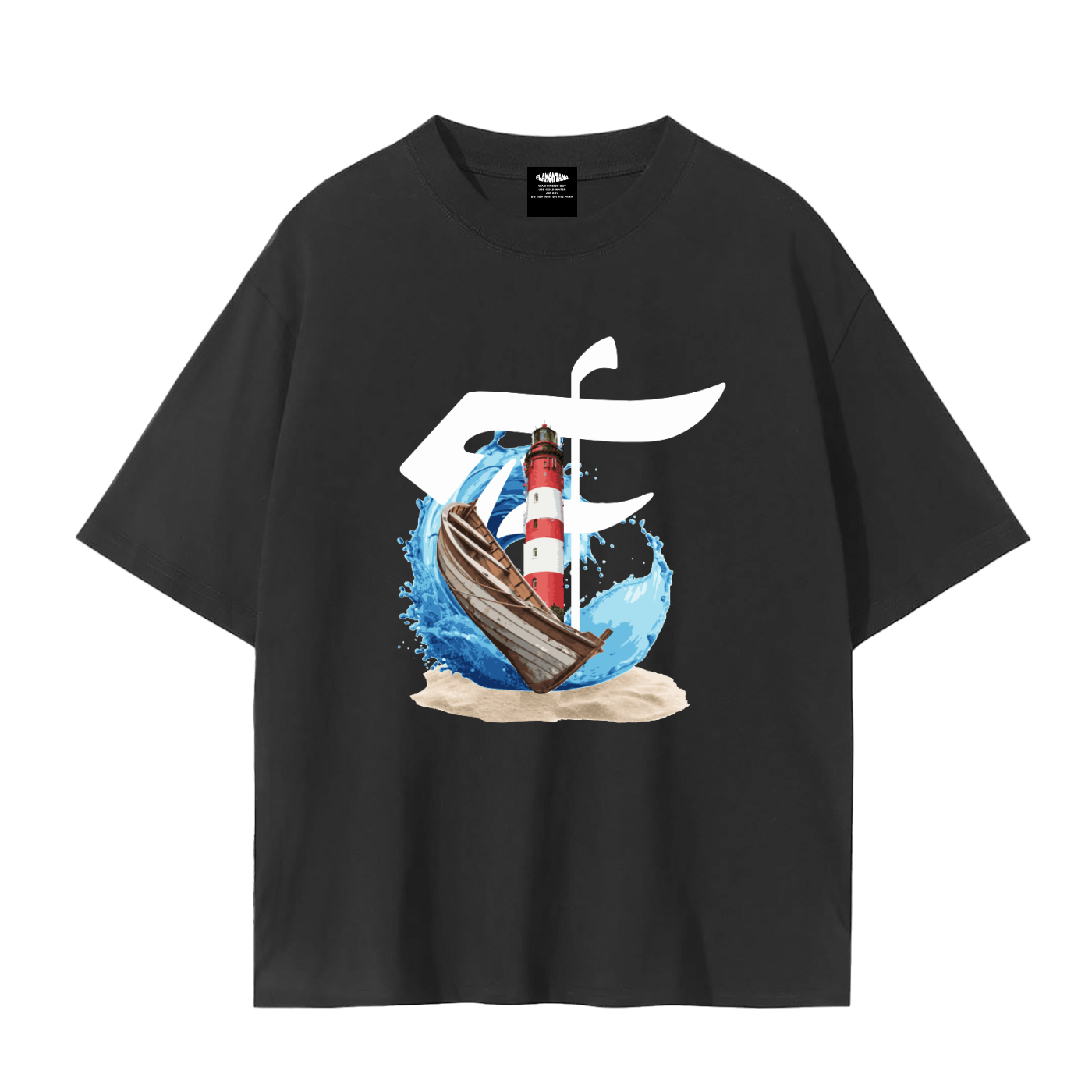 Flamontana Wave Graphic Shirt