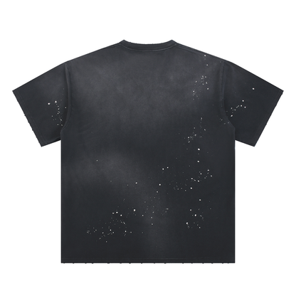 'F' Frayed N Sprayed Shirt