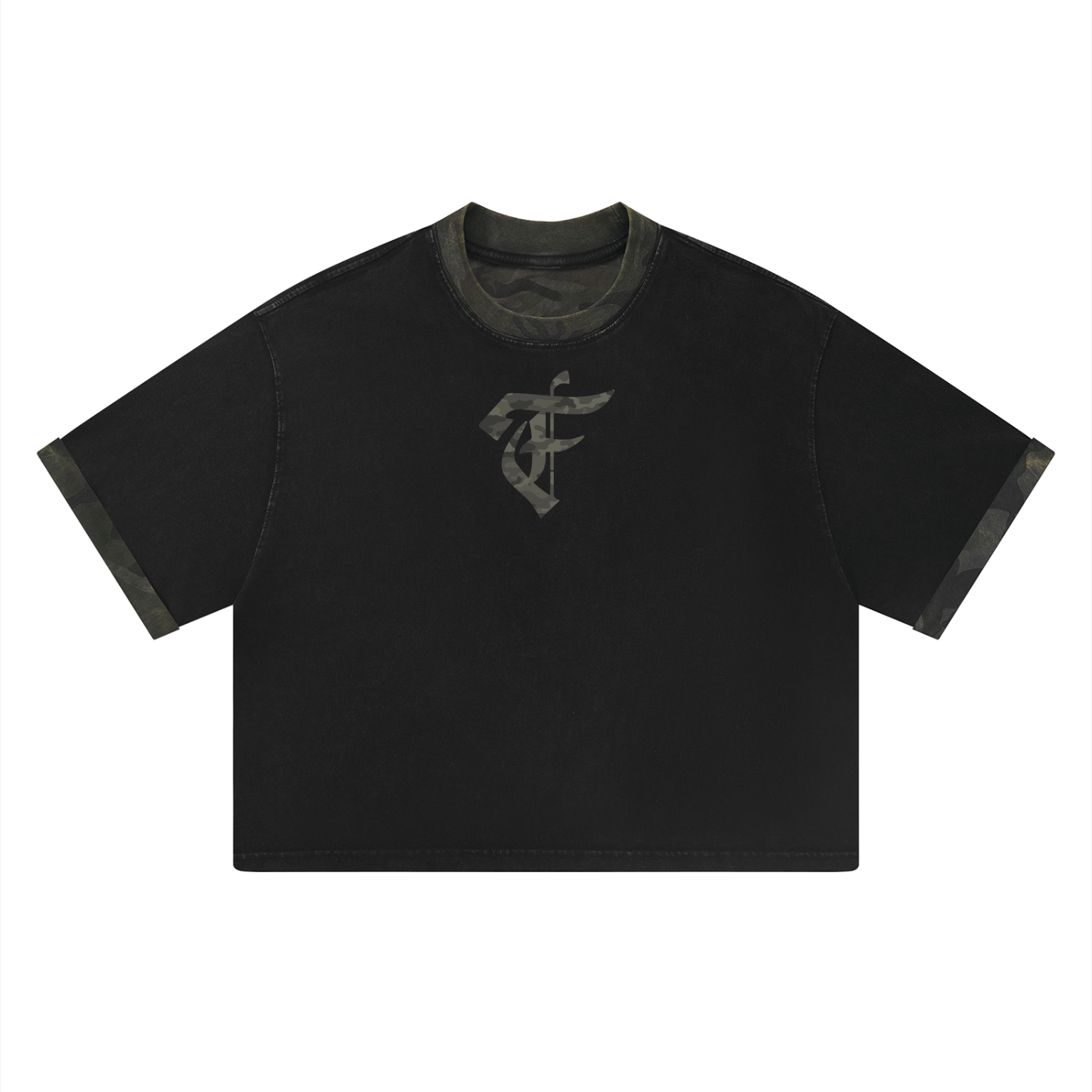 'F' Grey Camo Shirt