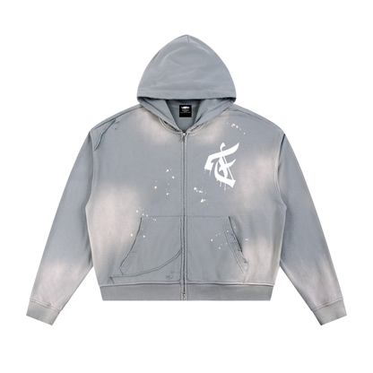 Meltin' F Faded Hoodie