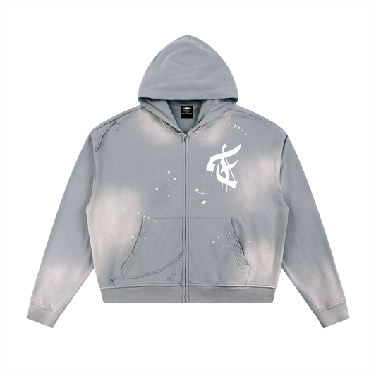 Meltin' F Faded Hoodie