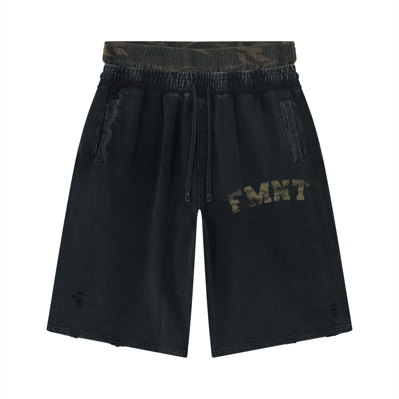 FMNT Khaki Camo Shorts