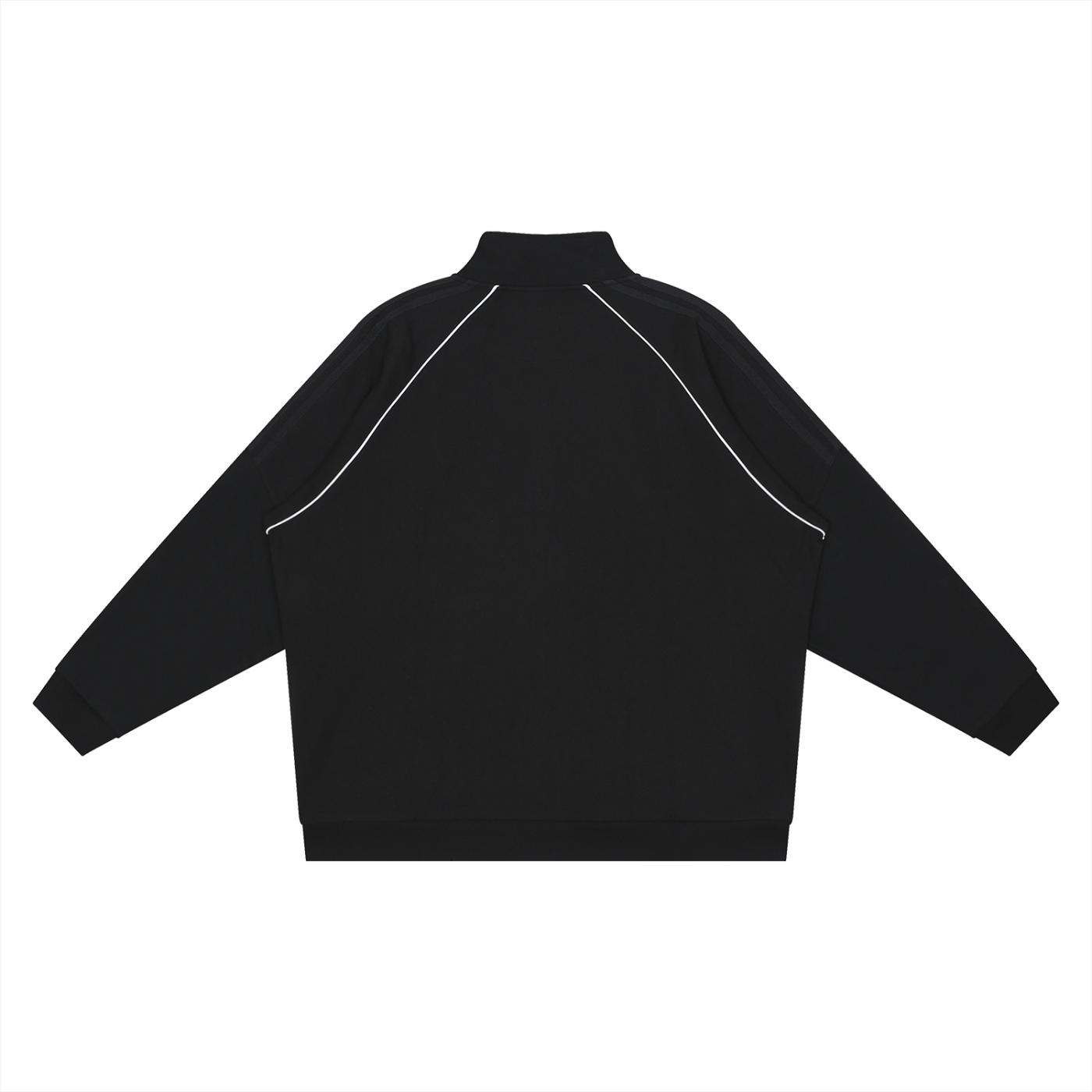 Flamontana Black Reflective Piped Tracksuit