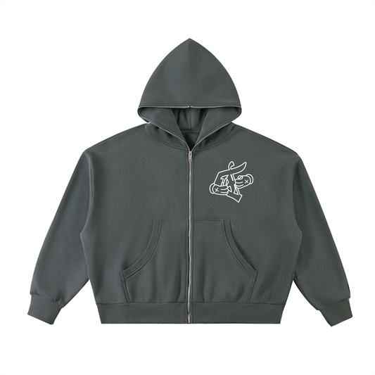'F' Full-Zip Hoodie