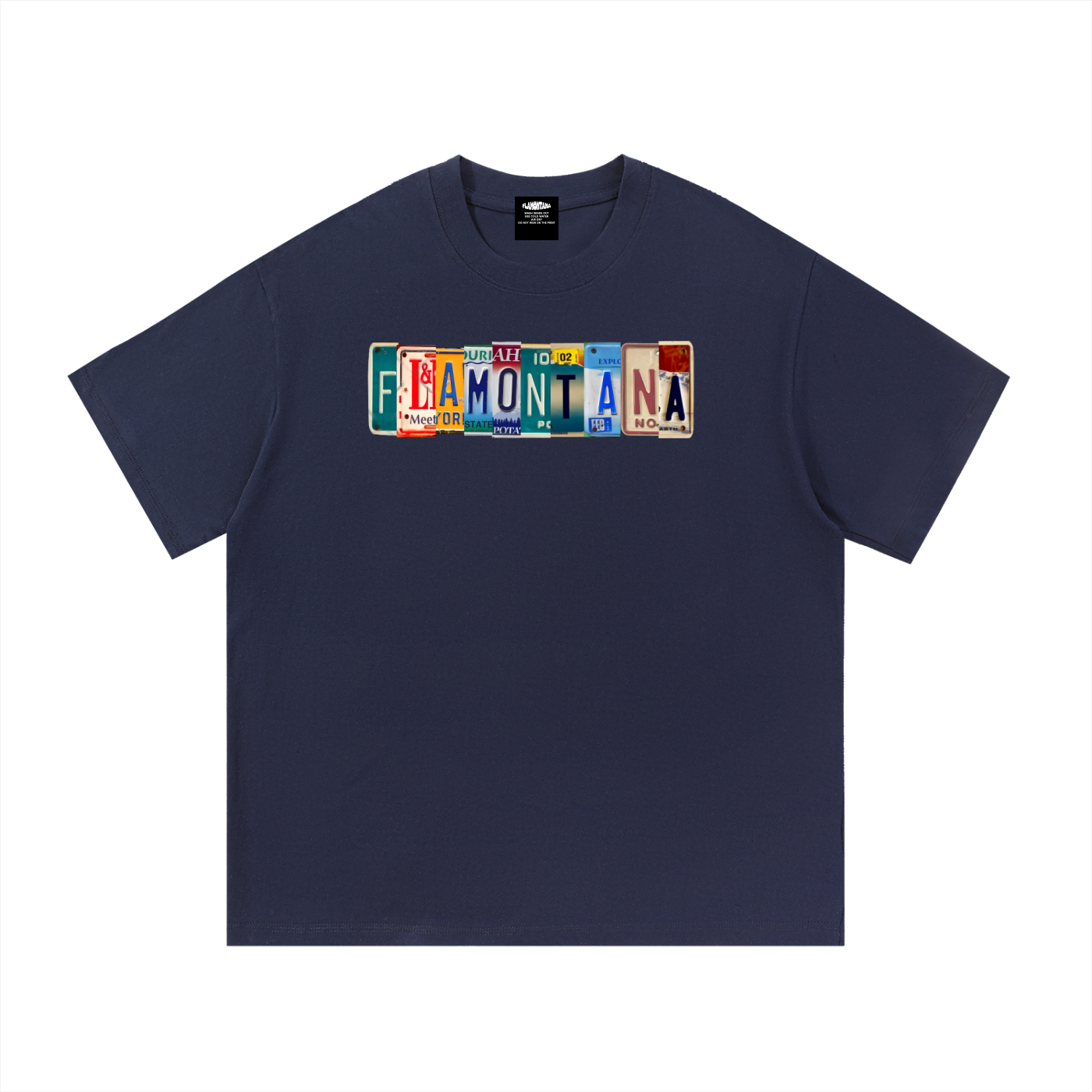 Flamontana Car Plate Graphic Shirt