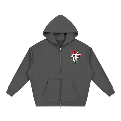 LaRose Backprint Zip-Up