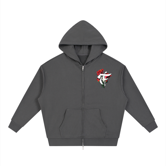 LaRose Backprint Zip-Up