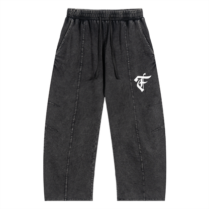 'F' Snow Washed Joggers