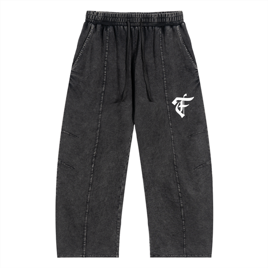 'F' Snow Washed Joggers