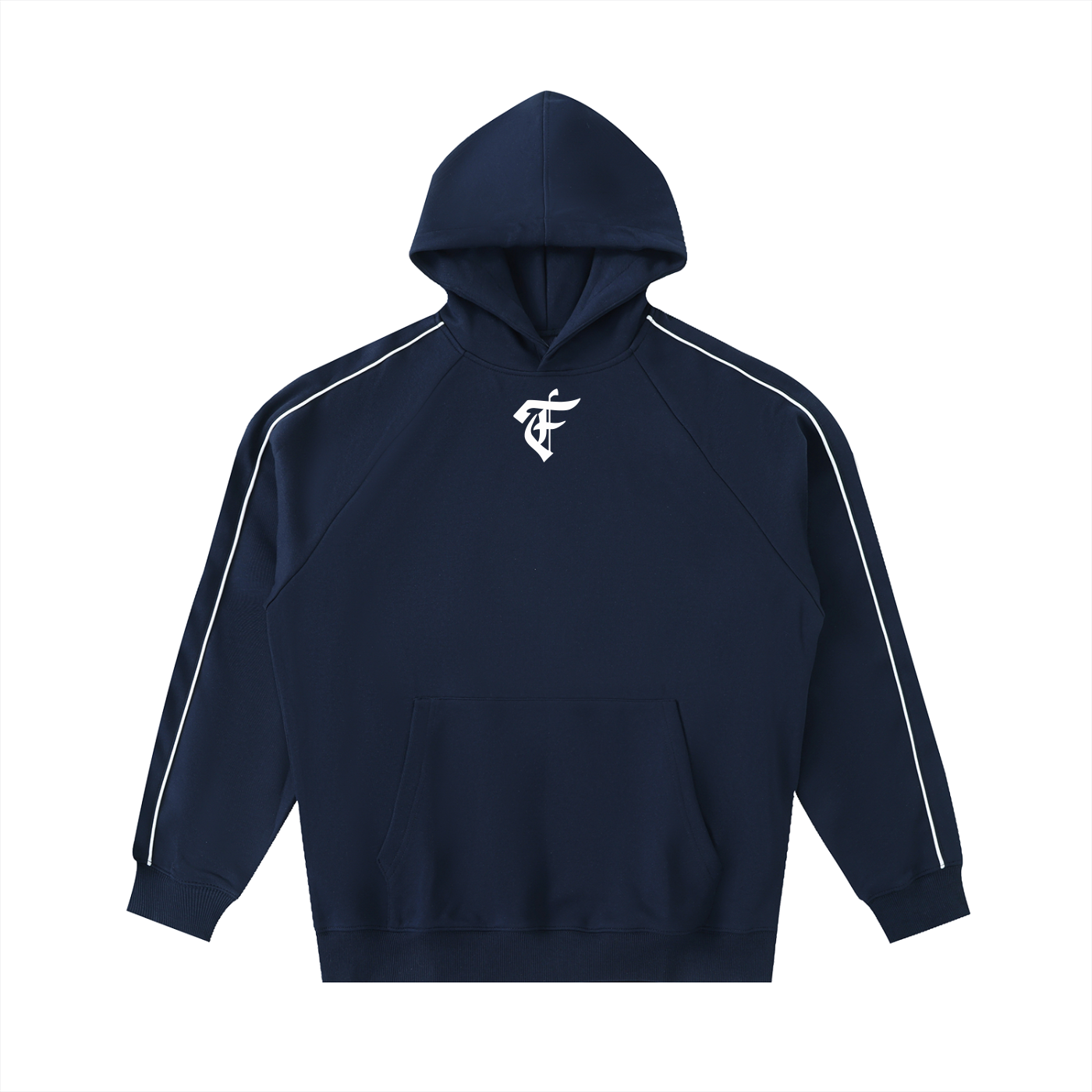 'F' Piped Hoodie