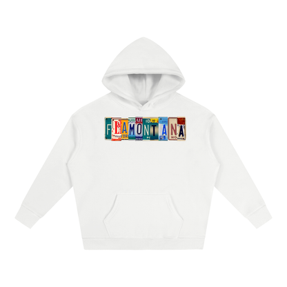 Flamontana Car Plate Graphic Hoodie