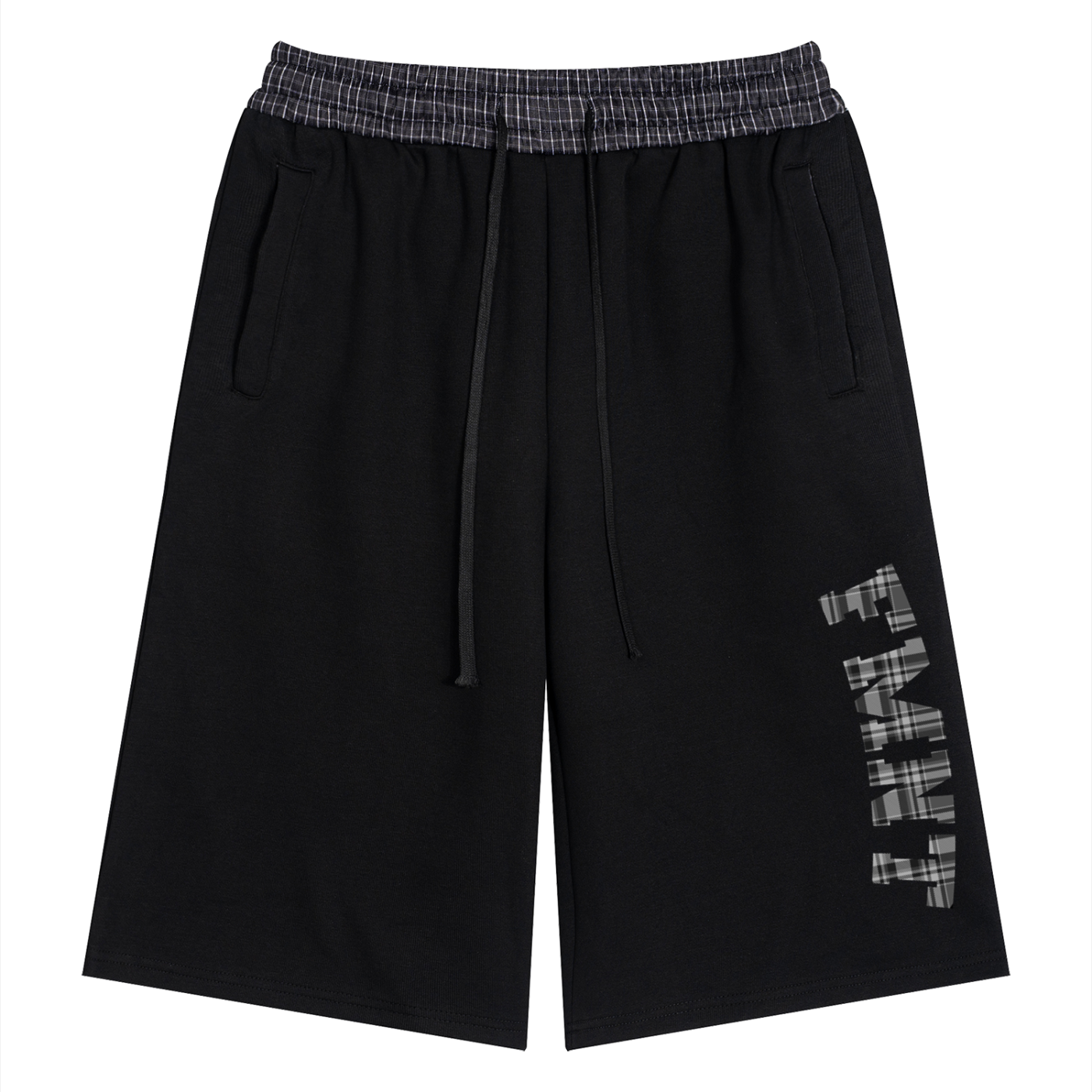 FMNT Plaid Shorts Black