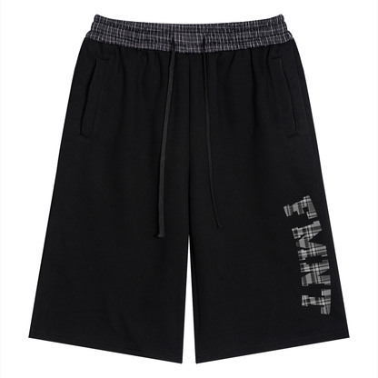 FMNT Plaid Shorts Black
