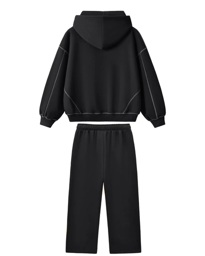 Meltin F Reverse Stitched Set - Noir