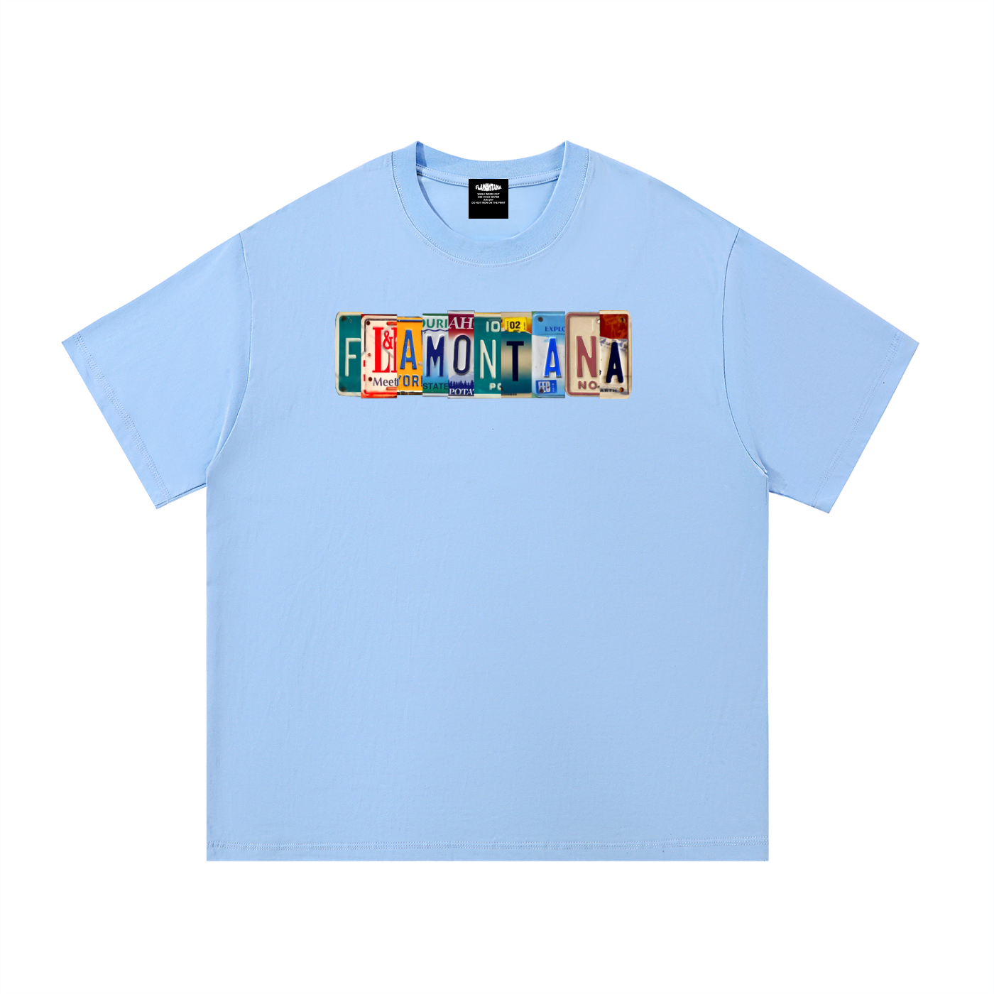 Flamontana Car Plate Graphic Shirt