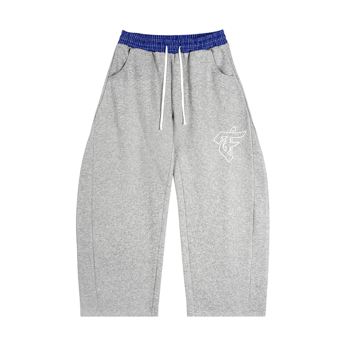 'F' Plaid Joggers