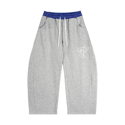 'F' Plaid Joggers