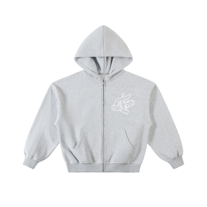 'F' Contrast Hoodie