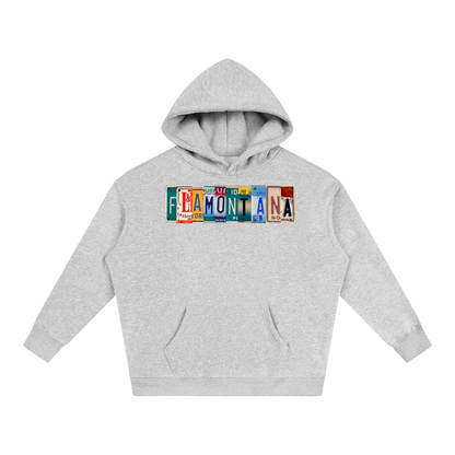Flamontana Car Plate Graphic Hoodie