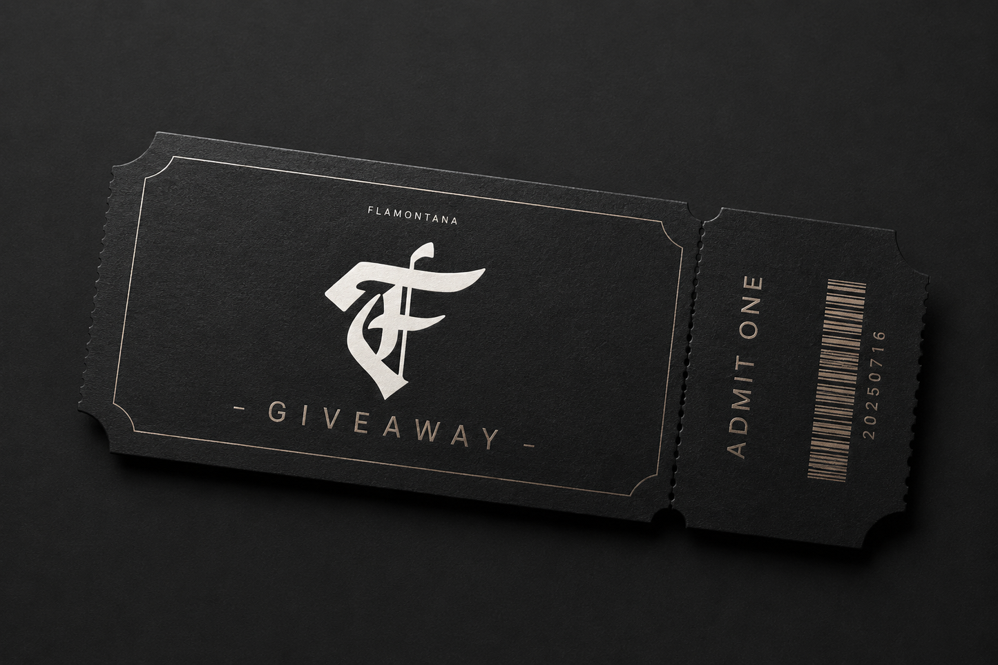 Giveaway ticket