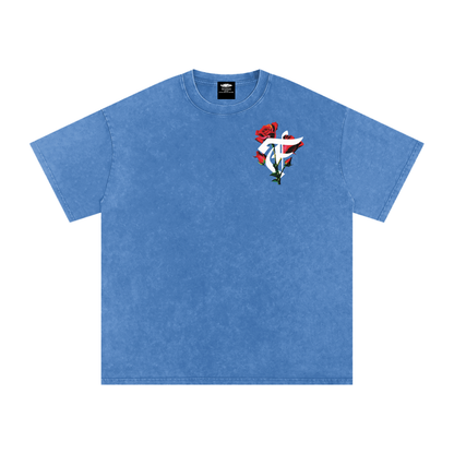 LaRose Backprint Washed Shirt