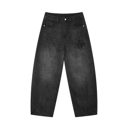 'F' Toon Barrel Jeans