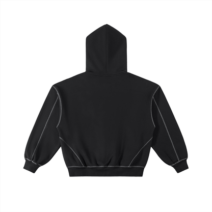 'F' Contrast Hoodie