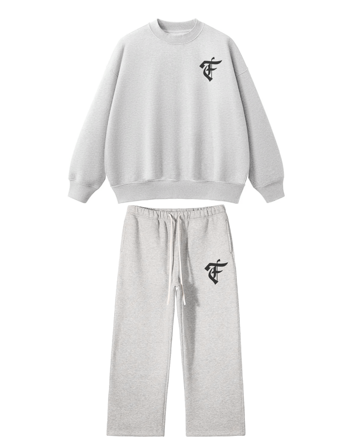 'F' Logo Grey Set