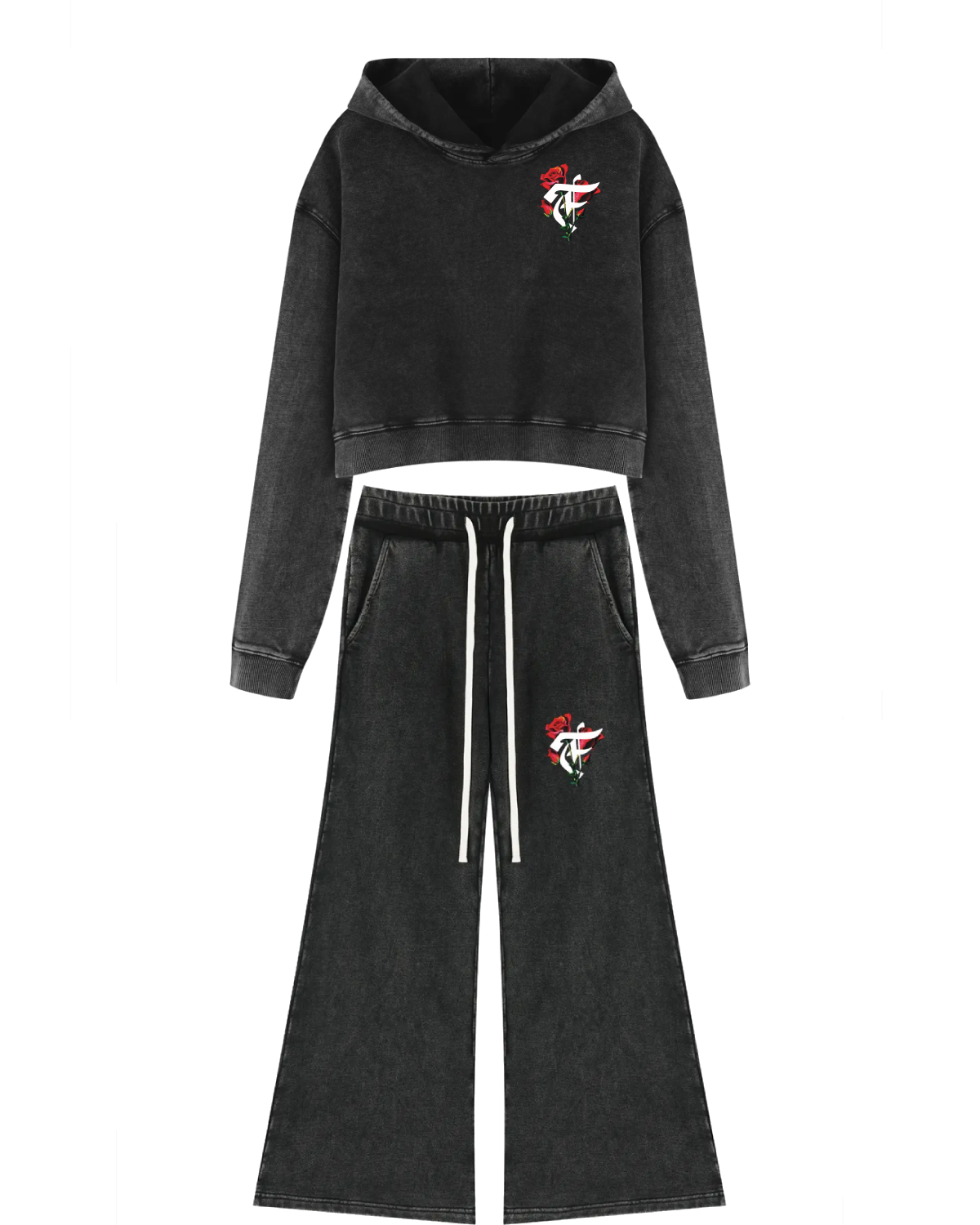LaRose Black Washed Set