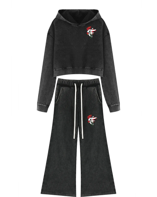 LaRose Black Washed Set