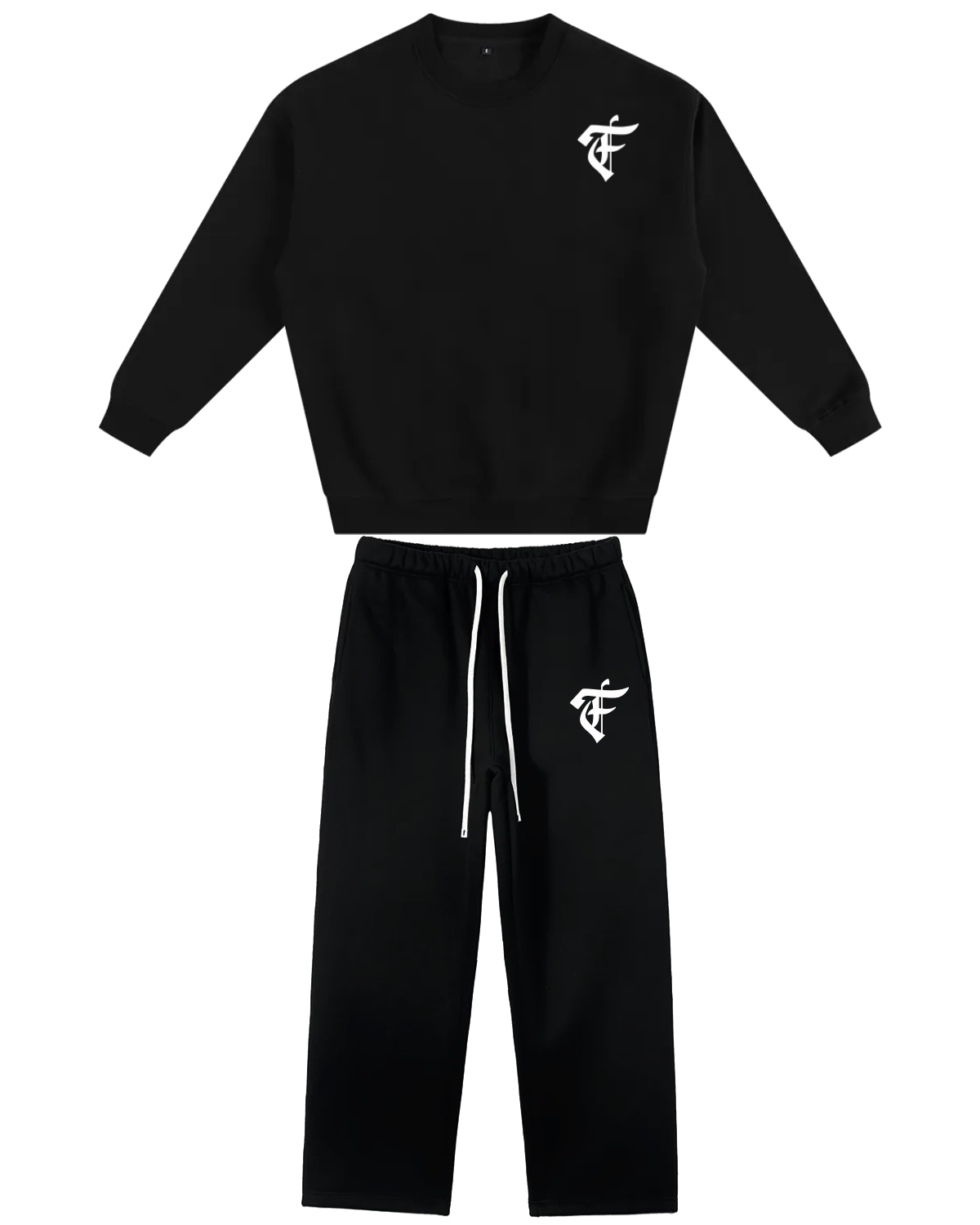 'F' Logo Black Set