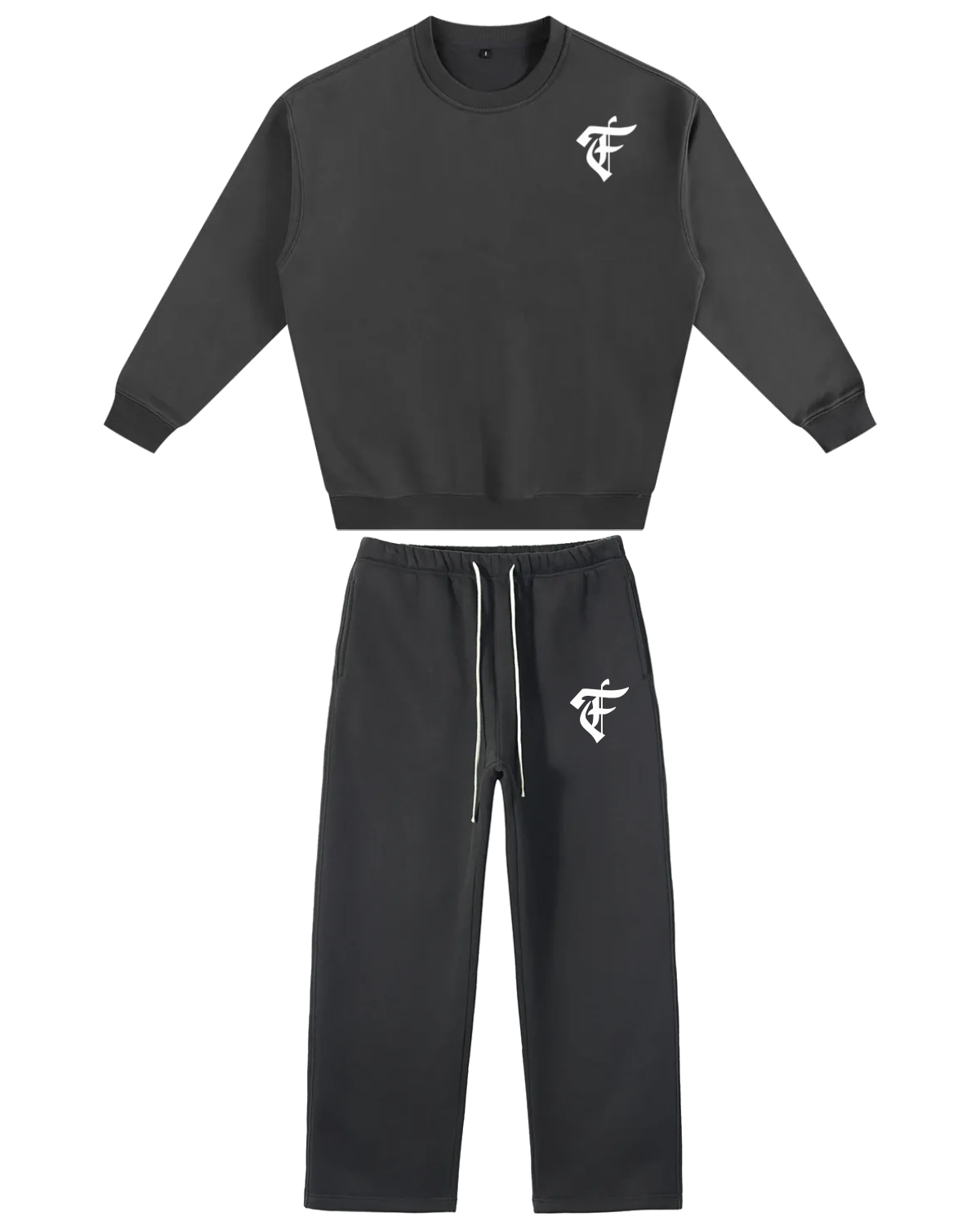 'F' Logo Dark Gray Set