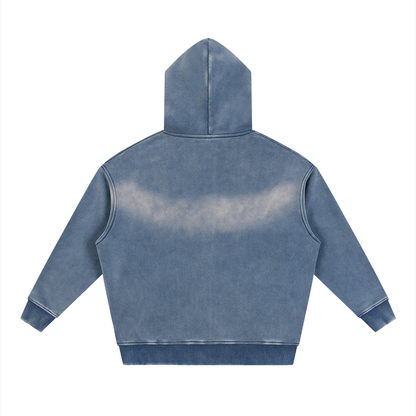 'F' Faded Boxy Hoodie