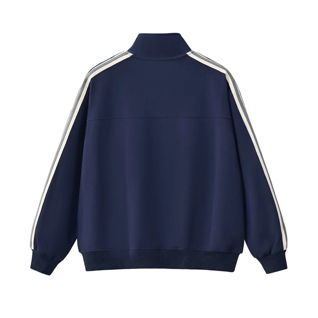 'F' Contrast Side-Stripe Jacket