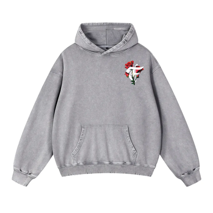 Flamontana LaRose Snow Washed Hoodie