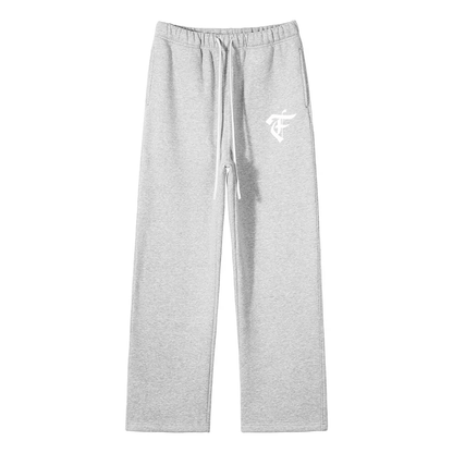'F' Logo Uncuffed Joggers