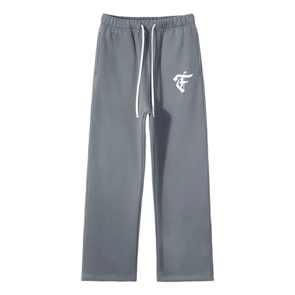'F' Logo Uncuffed Joggers