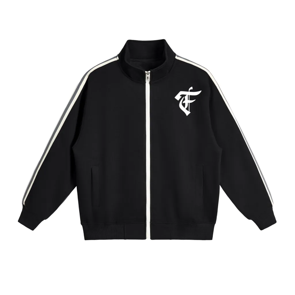 'F' Contrast Side-Stripe Jacket