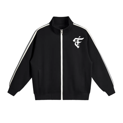 'F' Contrast Side-Stripe Jacket