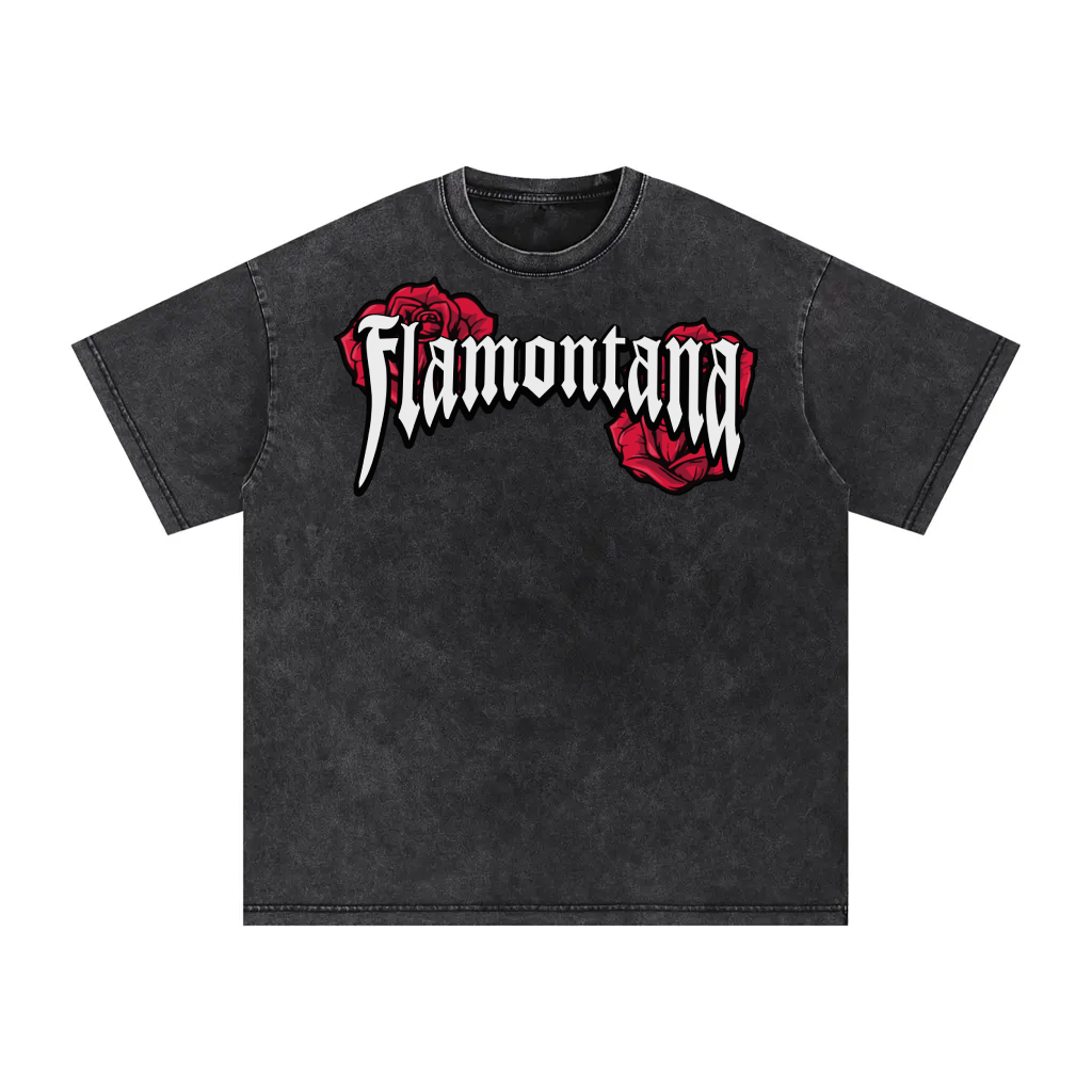 Flamontana 'LaRose' Backprint Shirt