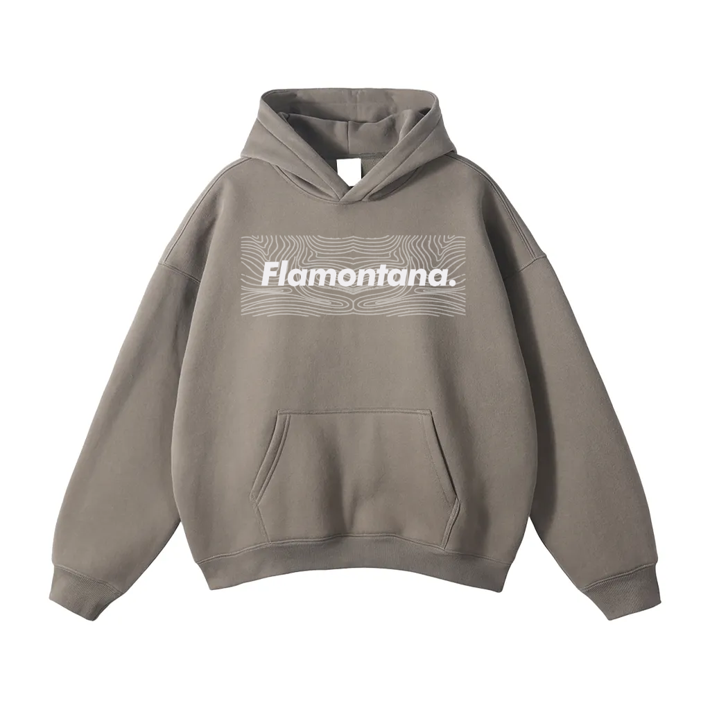Flamontana 'Levels' Fleece Lined Hoodie